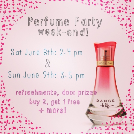 perfume party invite